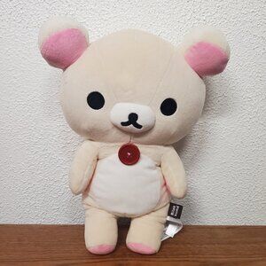 Plush Rilak Kuma Stuffed Animal by San-X - 13" Tall